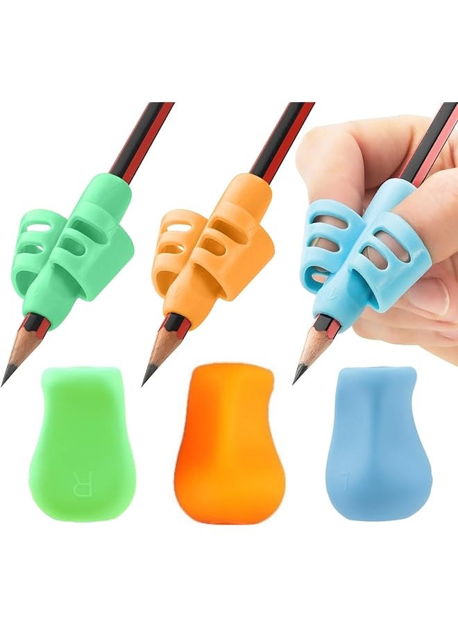 erorex - 6 Pcs Pencil Grips For Kids Handwriting Pencil Holder Ergonomic Training Pencil Finger Grippers Writing Tool Writing Posture Correction Tools Pencil Finger Grips - Image 1