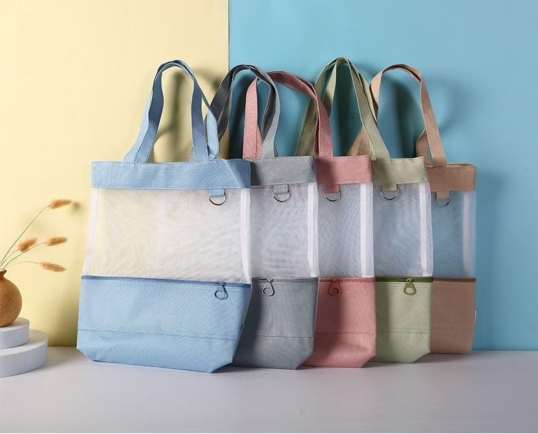 TEMSON Multi-Purpose Canvas Carrying Bag – Shopping Bag, Tote Bag, Vegetable Bag, Lunch Bag, Travel Bag with Handle Strap, Water-Proof Reusable Bag (Green)(JC 815) - Image 4