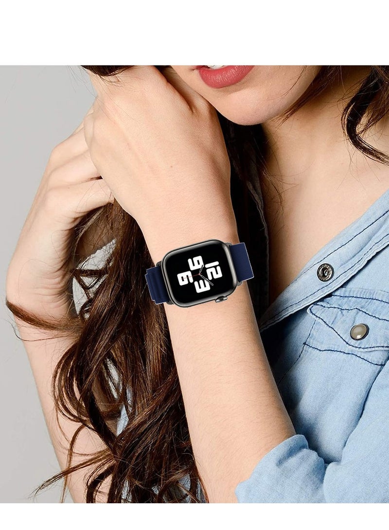 CATANES Alpine Loop Band for Apple Watch Band 38mm 40mm 41mm 42mm (Series 10) Adjustable with Metal G-Hook Strap Dark Blue  - Image 4
