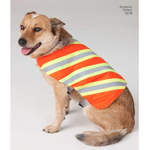 Simplicity 1578 Dog Jacket and Clothing Sewing Patterns, Medium - Image 2