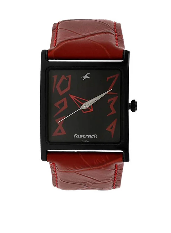 fastrack Leather Analog Wrist Watch 9735NL01