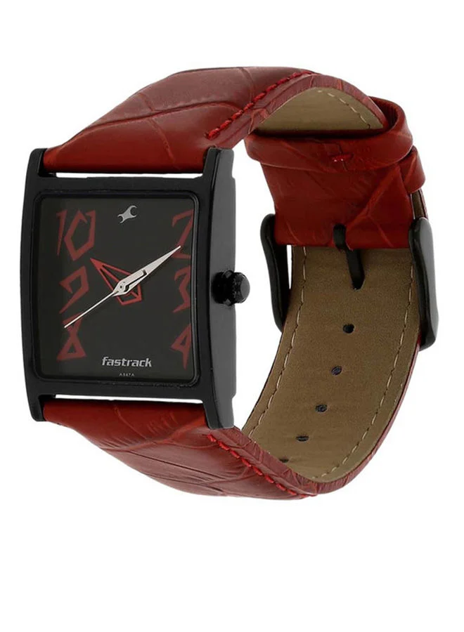 fastrack Leather Analog Wrist Watch 9735NL01