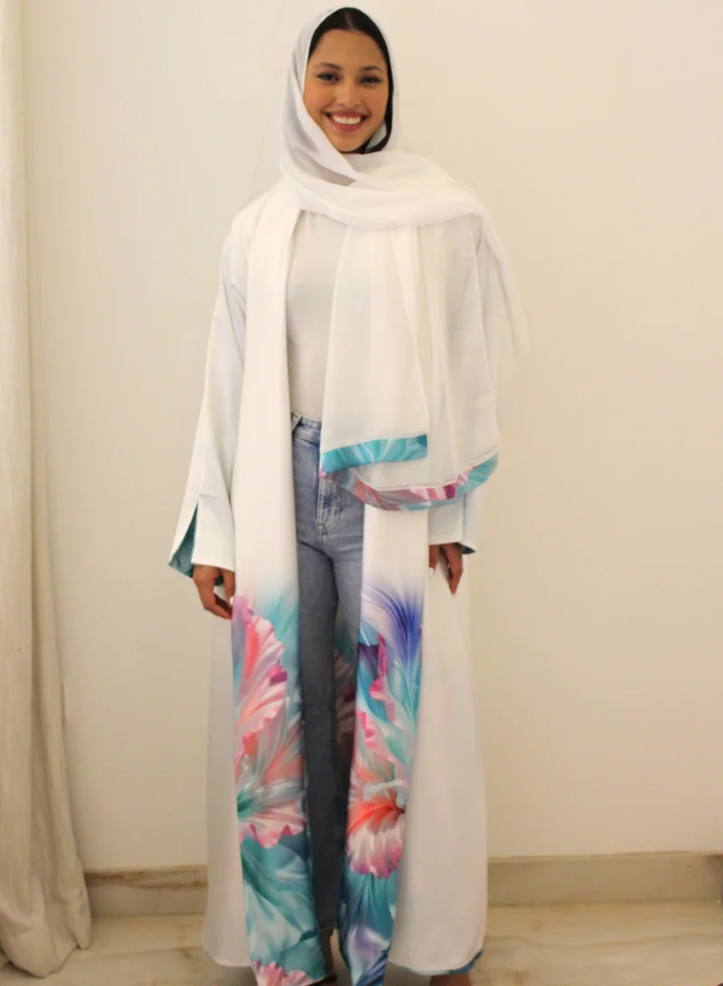 JAMEELA Reversible Armani silk abaya
