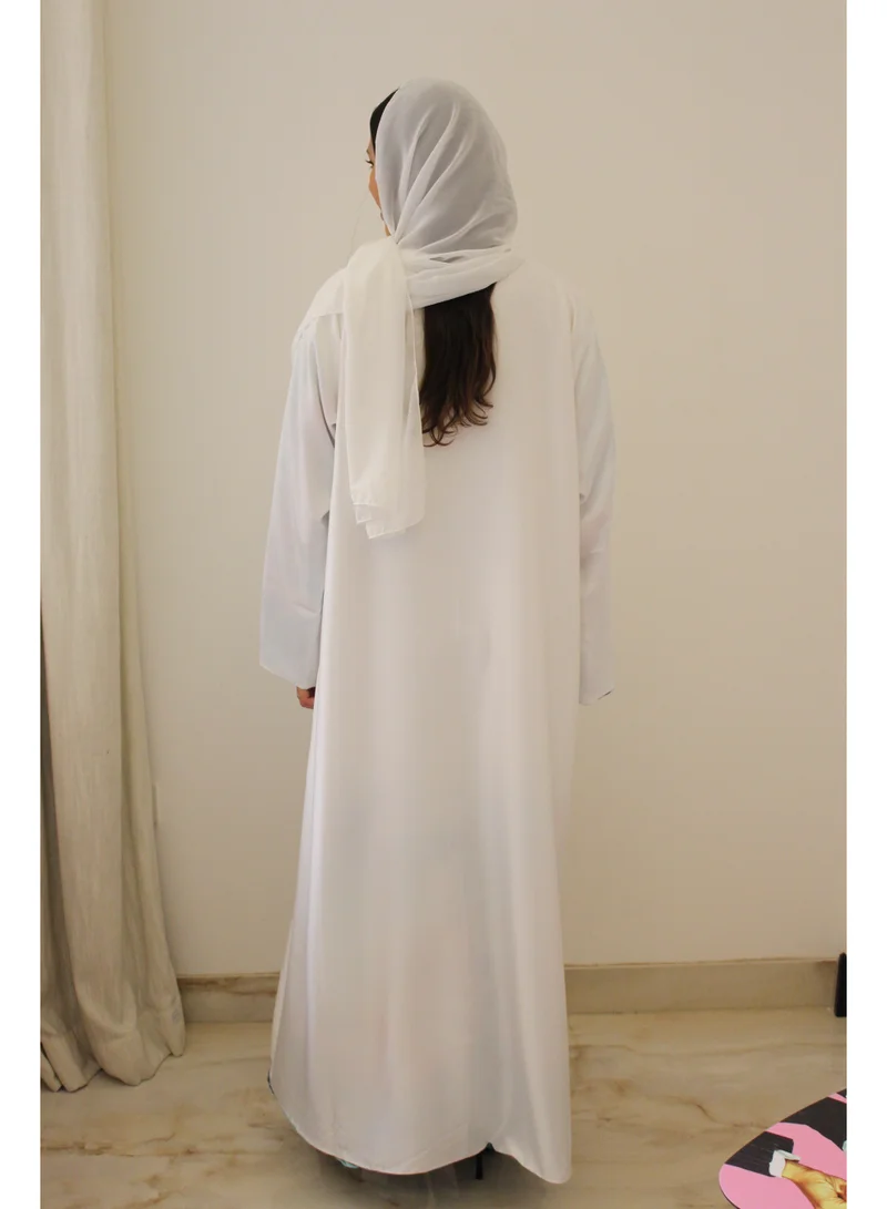JAMEELA  Womens Reversible Abaya in Armani Silk for Women | Best Price UAE