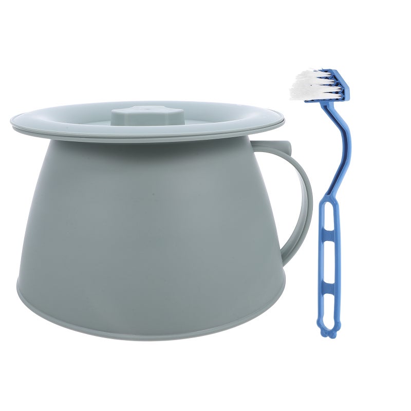 Portable Toilet Chamber Pots Urinal Bottle Urine Pot Potty Pee Bucket Bedside Urinal with Lids Elderly Portable Potty for Home Office Pregnant Women Light .5L - Image 4