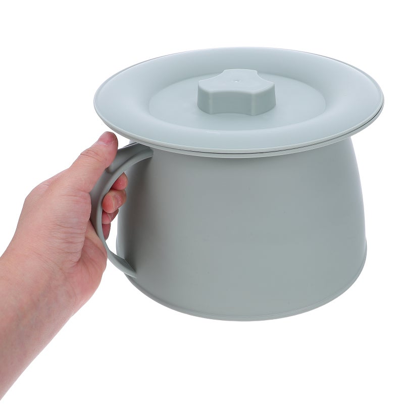Portable Toilet Chamber Pots Urinal Bottle Urine Pot Potty Pee Bucket Bedside Urinal with Lids Elderly Portable Potty for Home Office Pregnant Women Light .5L - Image 2