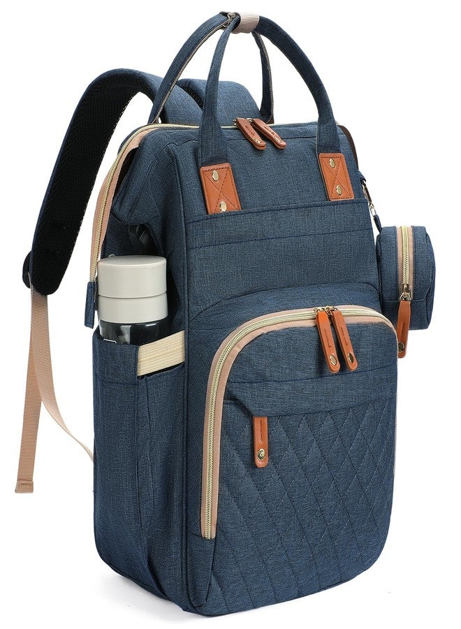 GAEKEAO Laptop Backpack for Women 15.6 inch Travel Work Backpack Purse with USB Port Casual Daypack for Nurse Teacher Cute Computer Bookbag for College Business,Navy Blue - Image 1