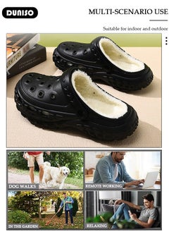 DUNISO House Slippers for Men and Women,Washable Lined Clogs, Fashion Warm Shoes with Thick Sole, Comfortable Home Fuzzy Slippers, Lightweight Non Slip House Shoes For Cozy Indoor Outdoor  - Image 3