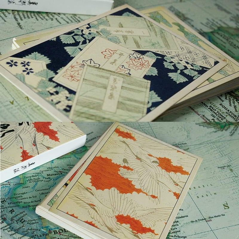 HOSTEESSCHOICE Vintage Art Postcards set of 30 Post card of Japanese Artist Korin Furuya Art Sea variety pack Famous Painting Scenery,4 x 6 Inches - Image 3