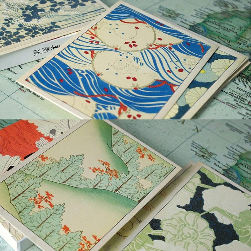 HOSTEESSCHOICE Vintage Art Postcards set of 30 Post card of Japanese Artist Korin Furuya Art Sea variety pack Famous Painting Scenery,4 x 6 Inches - Image 5