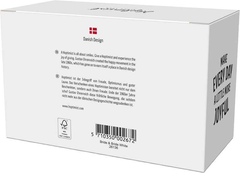 Hoptimist Bride  Bride Home Decor Ornament  Danish Design 2 Pack - Image 3