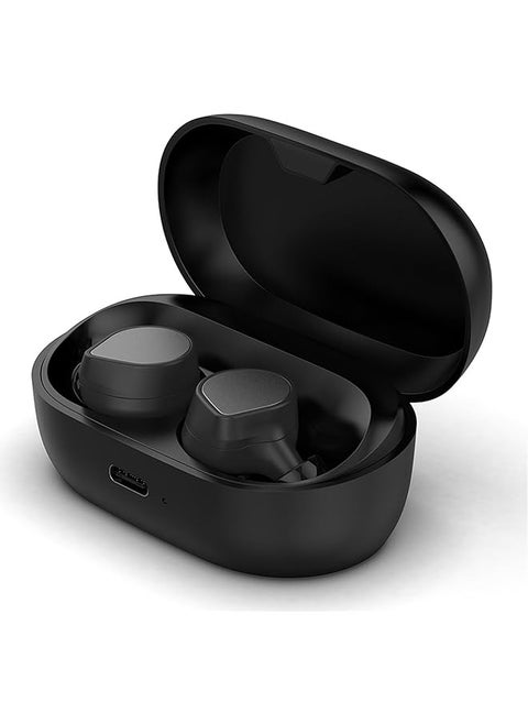 For Elite 7 Pro Active Charging Case Fast Charging Indicator Light 4 Times Full Charges Type C Cable Magnetic Clasp Large Battery Capacity Guards Led Indicators Black
