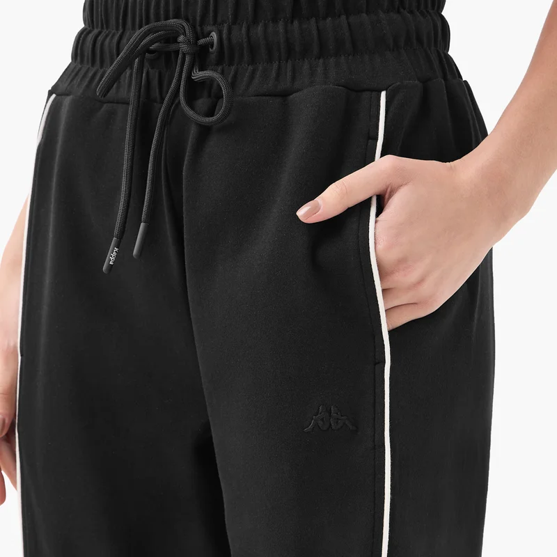 Kappa Kappa Contrast Piping Detail Joggers with Drawstring Closure