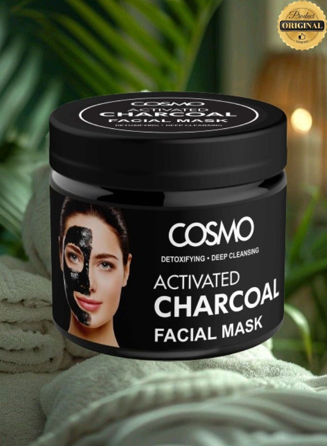 COSMO 6 Pieces Detoxifying And Deep Cleansing Activated Charcoal Facial Mask  - Image 2