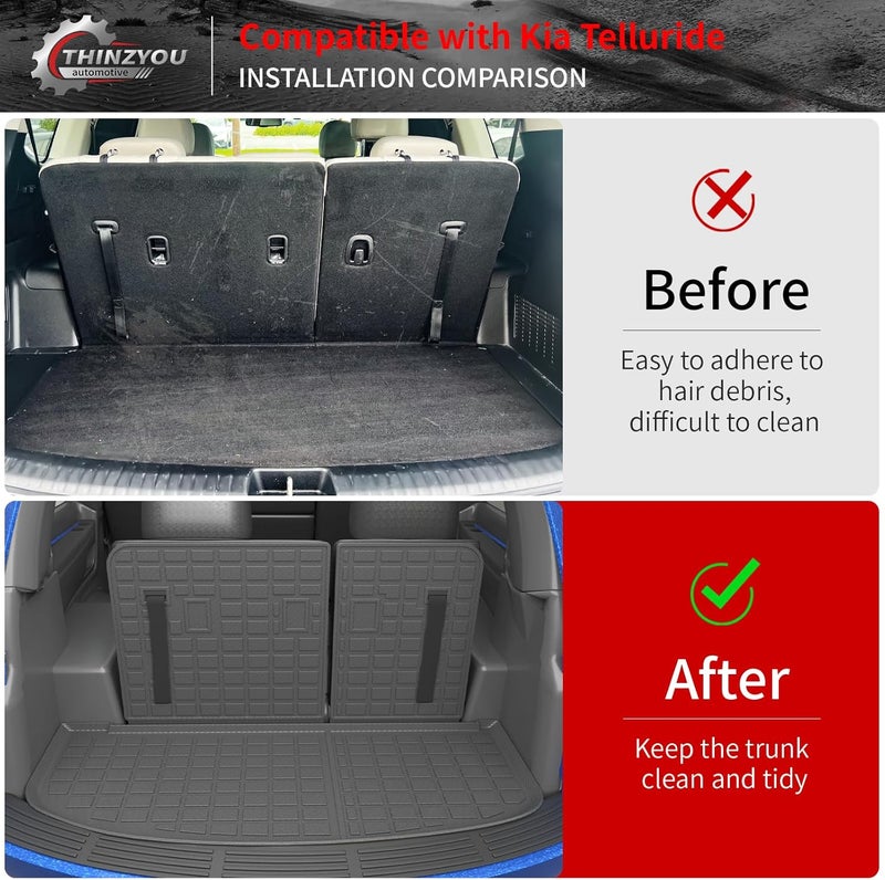 Thinzyou Cargo Mat for Kia Telluride (2020-2025) - Image 2