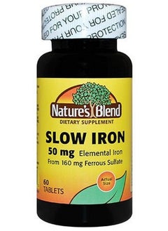 Slow Iron 50Mg 60 Tablets Per Bottle (Pack Of 3)