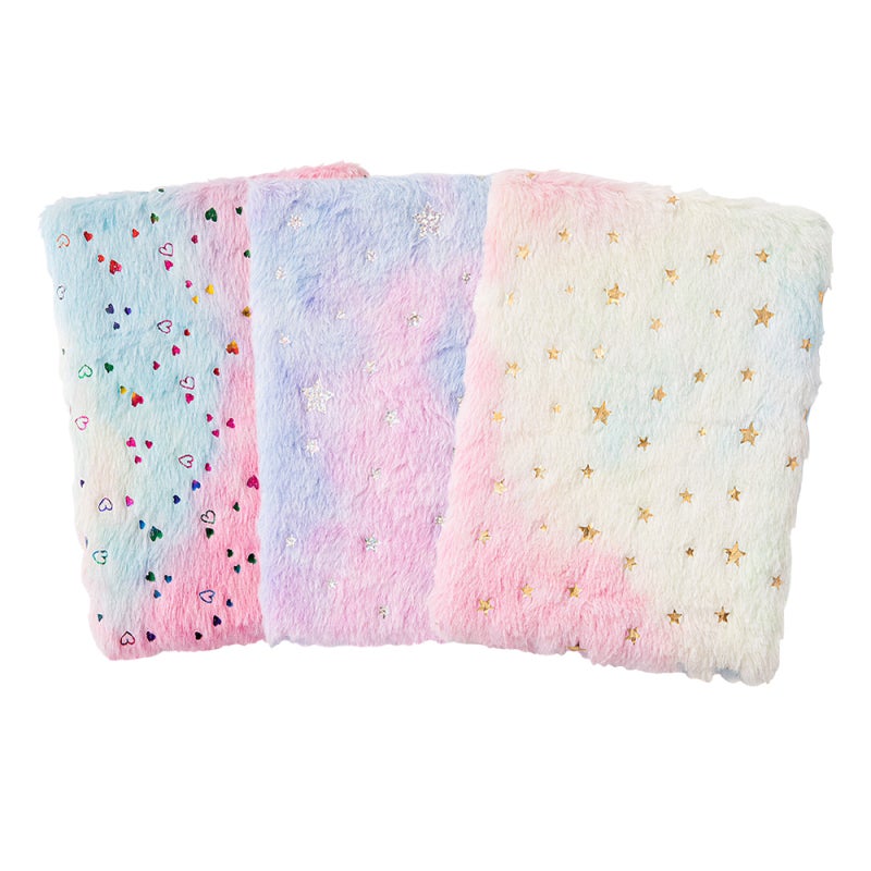 Fluffy Notebook A5 Size Soft Furry Cover - Acid-Free Lined Pages Fuzzy Notebook for Girls Teens Women Daily Writing Travel Planning Gifting - Image 3