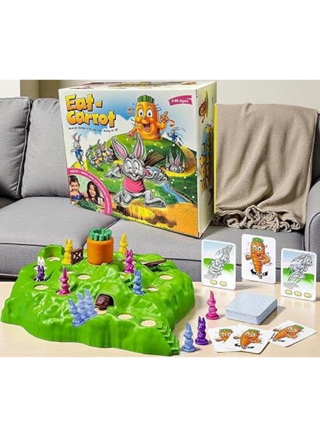 Eat a Carrot Interactive Board Game for Kids, Includes Characters, Cards and Playing Pieces - Image 5