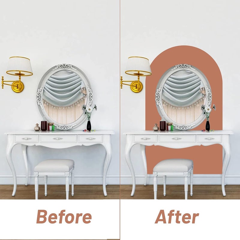JevulSoyln Boho Arch Wall Decal in Terracotta - Image 4