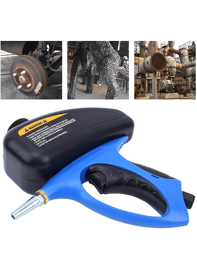 erorex Sand Blaster Professional Rust Removing Blaster Hand Held Gravity Feed Media Blasting Gun Portable Pneumatic Sand Blaster For Remove Rust Manual Blasting Tool For Metal Wood - Image 3