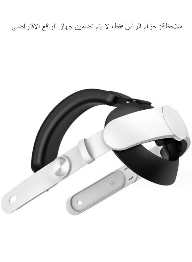 يوارب كينج شريط رأس متوافق مع Meta Quest 3/3S، شريط رأس قابل للتعديل لـ Oculus Quest 3 - Image 2
