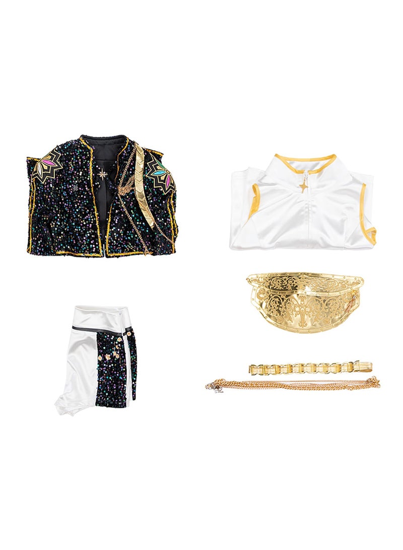 Y&D Womens Demon Hunter Costume Rumi Cosplay Stage Performance Suit Deluxe Halloween Outfits - Image 4