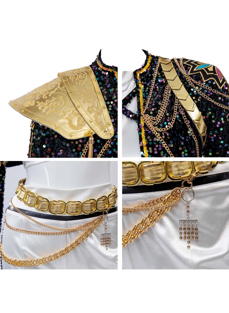 Y&D Womens Demon Hunter Costume Rumi Cosplay Stage Performance Suit Deluxe Halloween Outfits - Image 5