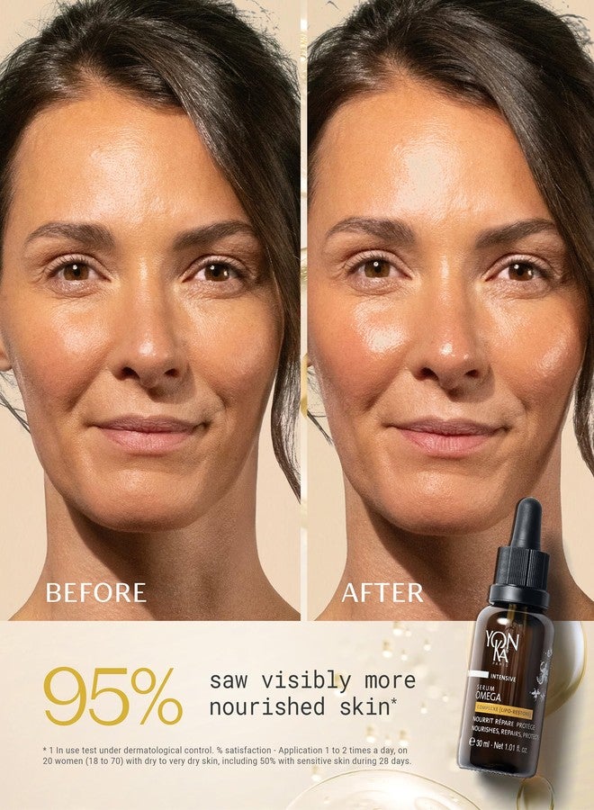 YONKA PARIS Serum Omega | Oil in Serum for Dry Sensitive Skin | Omegas 3 6 9 Lipo Restore Complex | Nourishes and Soothes Reactive Skin | Vegan Dermatologist Tested | Travel Size | 0.16 Fl Oz - Image 3