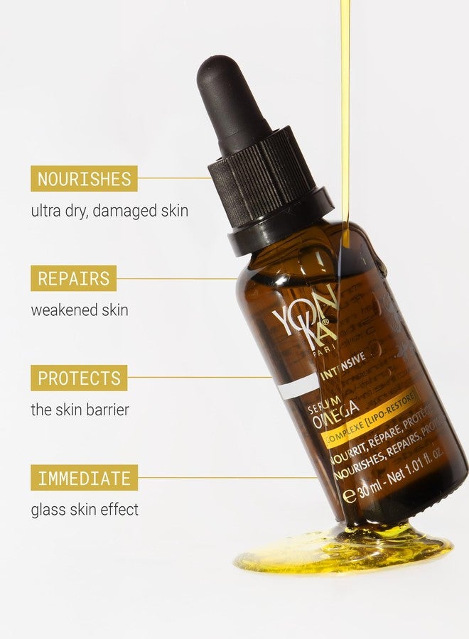 YONKA PARIS Serum Omega | Oil in Serum for Dry Sensitive Skin | Omegas 3 6 9 Lipo Restore Complex | Nourishes and Soothes Reactive Skin | Vegan Dermatologist Tested | Travel Size | 0.16 Fl Oz - Image 2