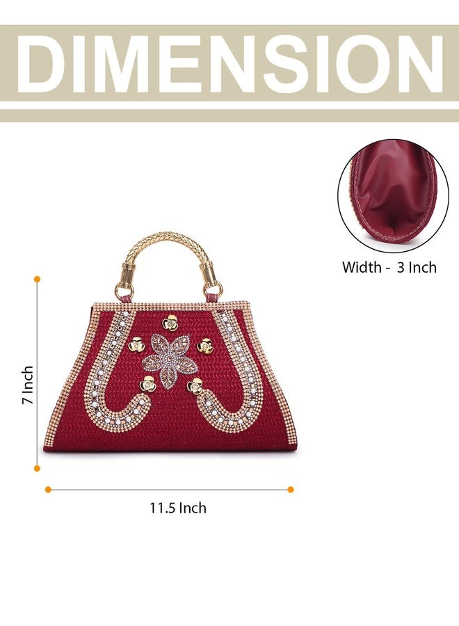 NORVE PU Stylish Trendy Elegant Gold Chain Strap Crossbody Ladies Women Clutch - Image 5