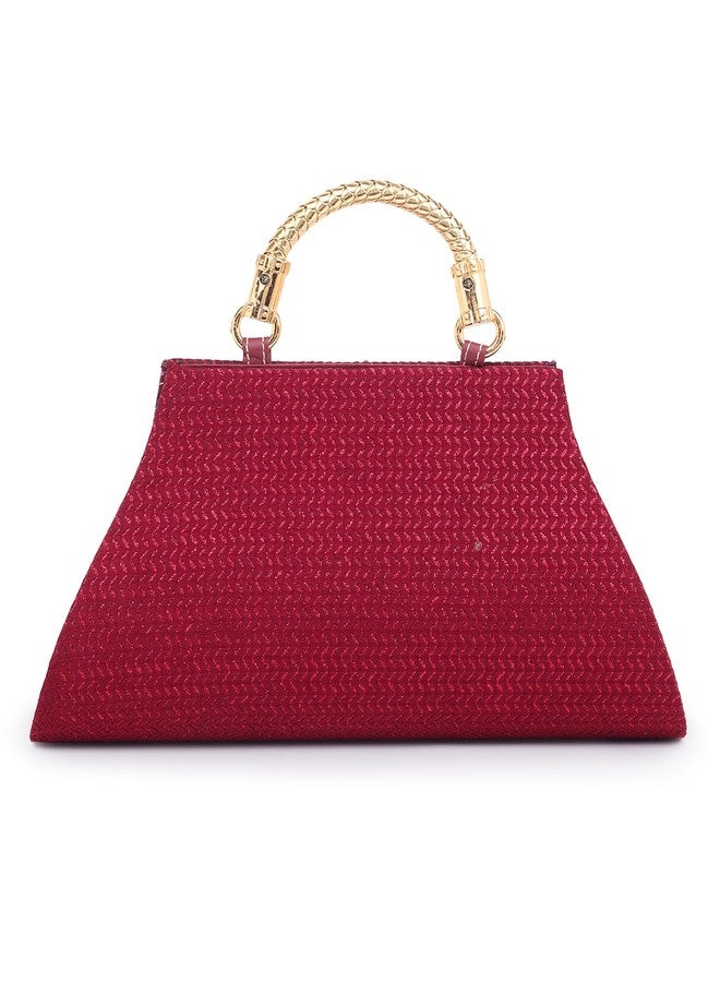 NORVE PU Stylish Trendy Elegant Gold Chain Strap Crossbody Ladies Women Clutch - Image 3