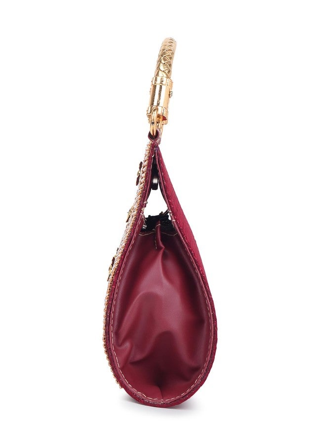 NORVE PU Stylish Trendy Elegant Gold Chain Strap Crossbody Ladies Women Clutch - Image 4