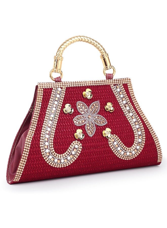 NORVE PU Stylish Trendy Elegant Gold Chain Strap Crossbody Ladies Women Clutch - Image 2