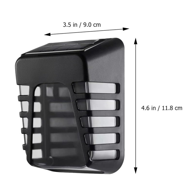 White LED Solar Outdoor Fence Wall Light Waterproof Garden Yard Patio Porch Lighting - Image 3