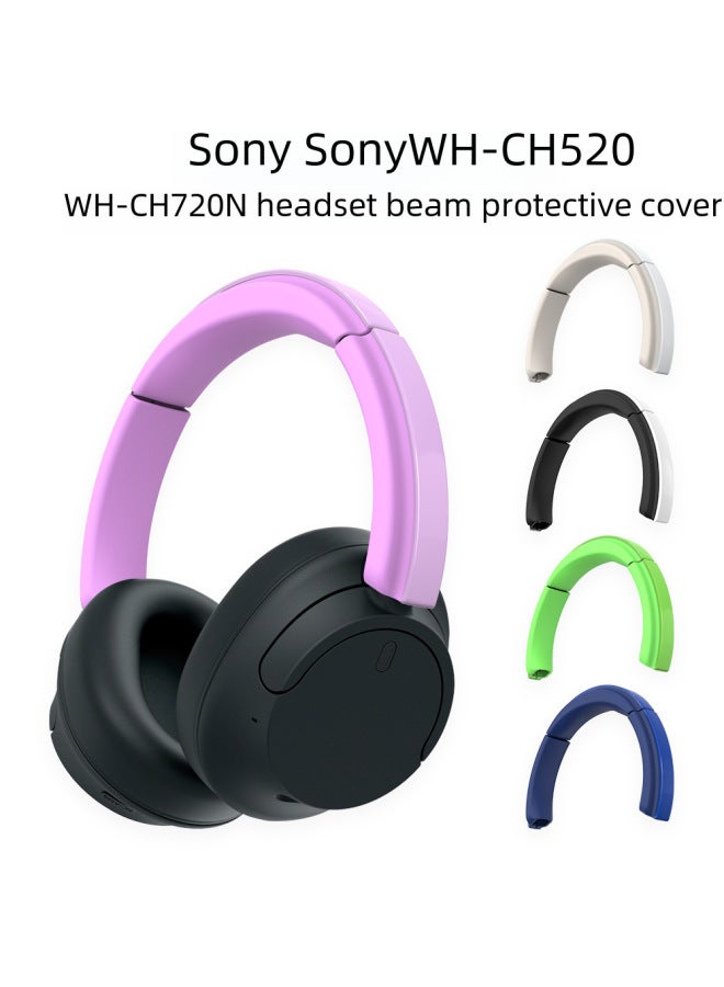 For SonyWh-ch520/wh-ch720n Headset Headband Protective Cover Frame Protective Cover Digital Computer/bluetooth Headphone Case-Color:Creamy-white-Model:T15  - Image 2