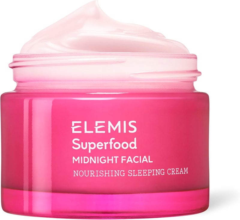 Elemis Superfood Midnight Facial 50ml | Overnight Brightening & Resurfacing Superfood Sleep Mask | AHA & Antioxidant-Packed Night Treatment for Glowing Refreshed Skin by Morning | Anti-Aging Nourishing Overnight Facial Mask - Image 1