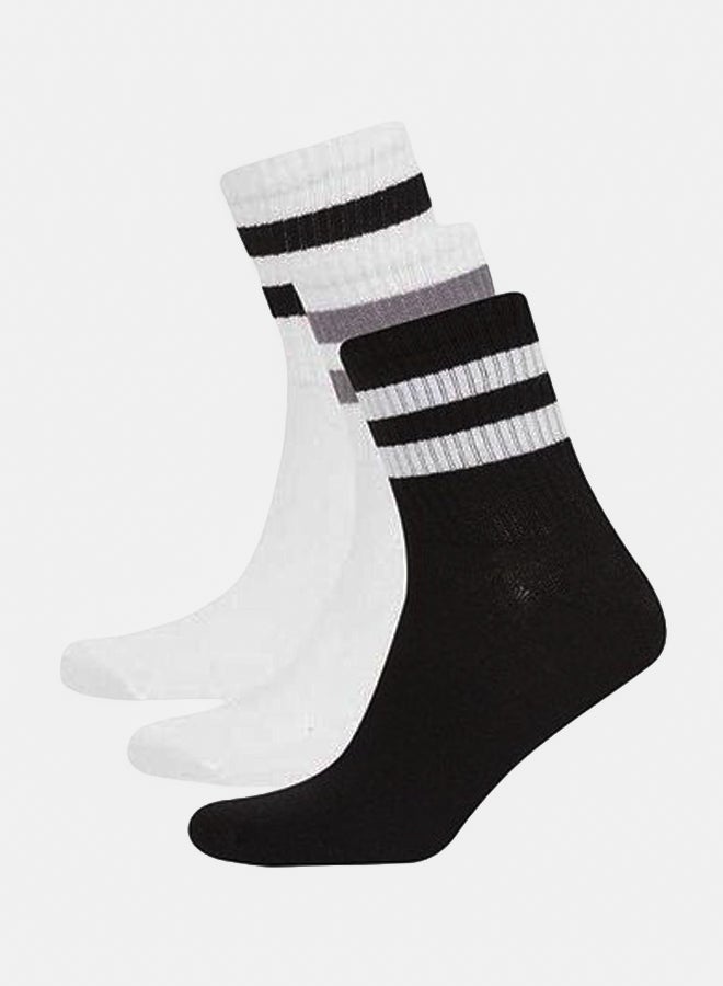 Solo Men's Half Cotton Sock Set 3 Pieces - Image 1