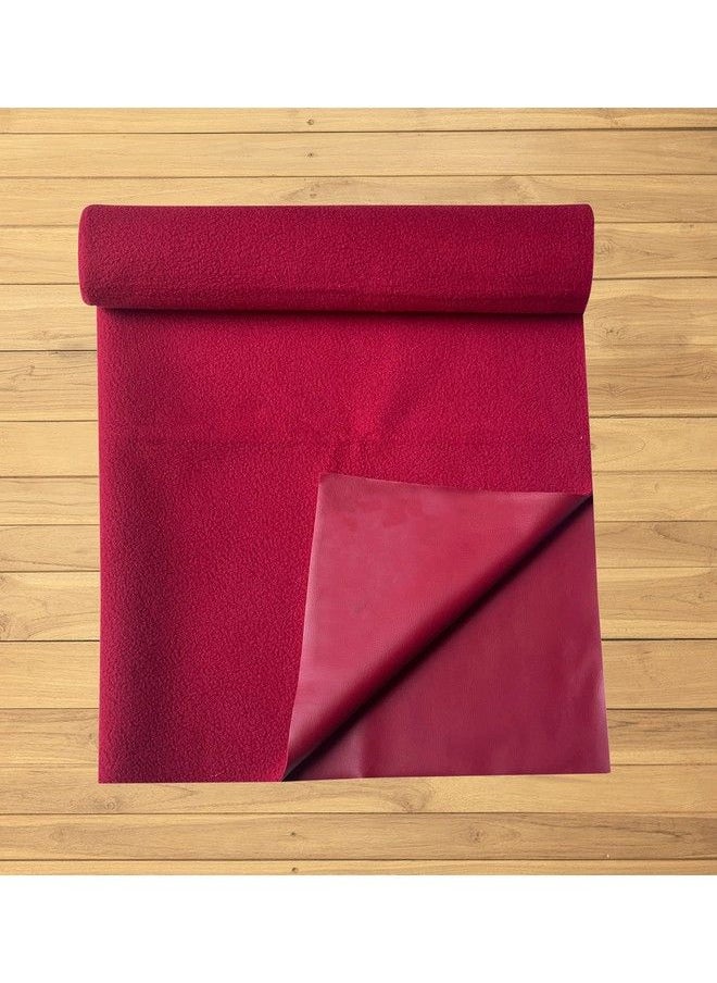 The Little Lookers � Quicky Dry Sheets;Massage Mats;Water Proof Bed Protector;Crib Sheets ; Dry Sheets For Babies ; Waterproof & Reusable Sheets For Baby (Medium Maroon)  - Image 1