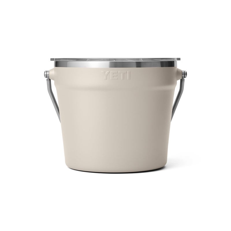 YETI Rambler Beverage Bucket, Double-Wall Vacuum Insulated Ice Bucket with Lid, Cape Taupe - Image 5