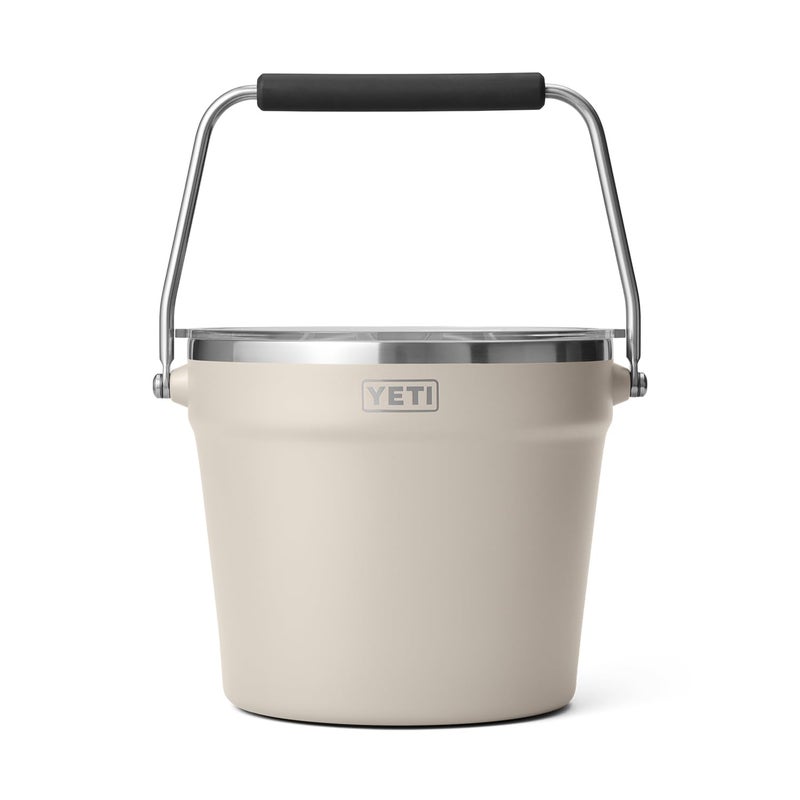 YETI Rambler Beverage Bucket, Double-Wall Vacuum Insulated Ice Bucket with Lid, Cape Taupe - Image 1