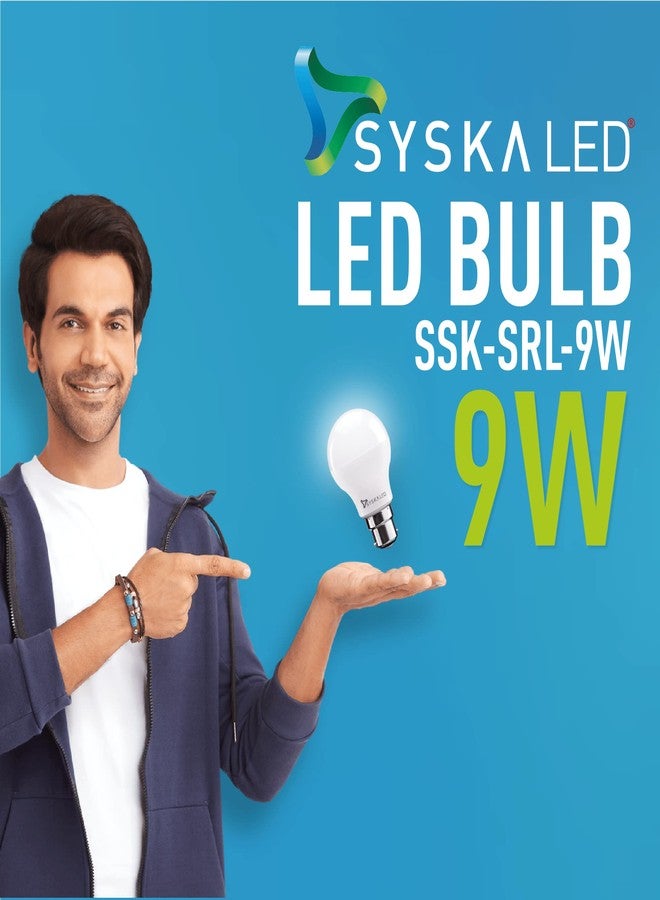 SYSKA 9W B22D Led Cool Day Light Bulb, 1 Piece (Ssk-Srl-9W) - Image 5