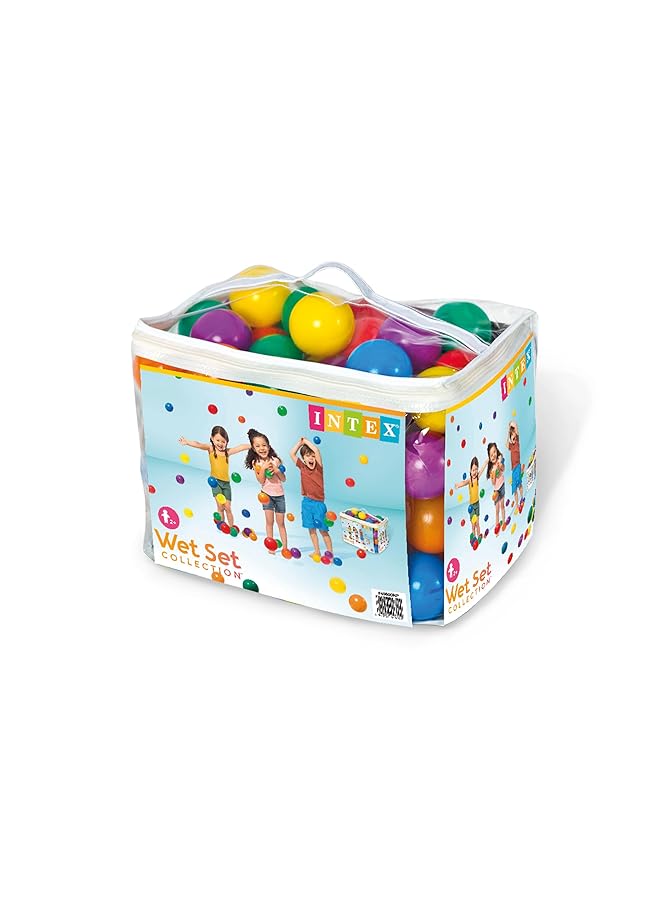 INTEX Set Of 100 Coloured Balls - Image 4