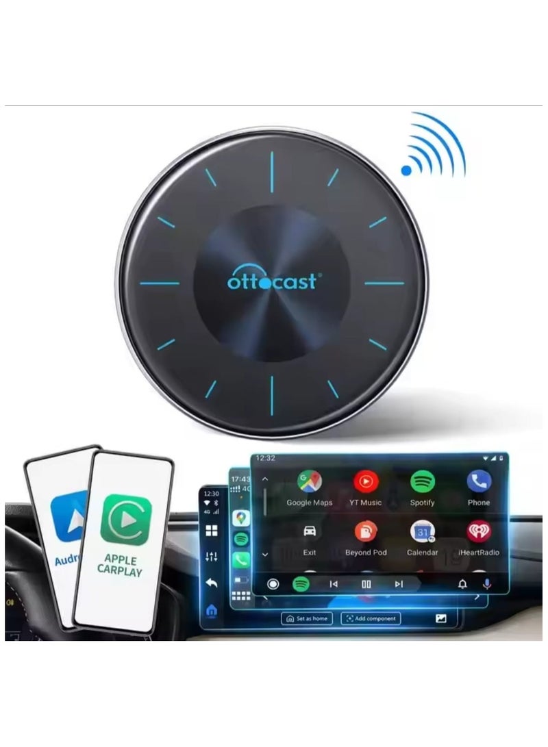 أوتوكاست يعتبر CarPlay الذي يدعم 4G هو التطور المثالي لتجربة القيادة الرقمية! بفضل ذاكرة الوصول العشوائي (RAM) التي تبلغ سعتها 8 جيجابايت وسعة التخزين البالغة 128 جيجابايت، يمكنك تشغيل تطبيقاتك المفضلة بسلاسة، بما في ذلك خدمات Shahid Net وNetflix وYouTube وGoogle للاستمتاع الكامل، تم تجهيز الجهاز بمخرج HDMI الذي يمكنك توصيله بشاشة خارجية والاستمتاع بصور عالية الجودة - Image 1