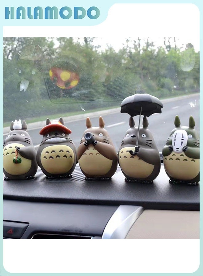 5-Piece Adorable Anime Figure Set, Perfect for Desk and Car Decoration, Gift Option - Image 1