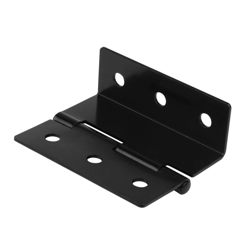 Gbgs 6 Pcs 3"" Half-Surface Chest Hinges Black Offset Hinge For 1"" Thick Door Panel Max Load 66Lb - Image 5