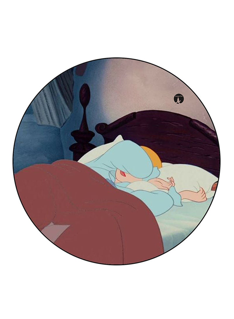 RKN Disney Printed Mouse Pad  Round  Multicolour