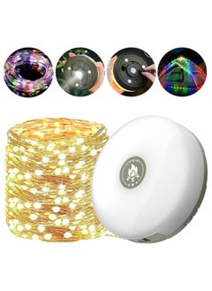 RAQTA String Lights, 2-in-1 Outdoor Camping Lantern with Multi Lighting Modes (32.8Ft) | Waterproof, Quick 30s Recovery, Type-C Fast Charging | Portable Camping Lights for Camping, Yard, Hiking  - Image 1