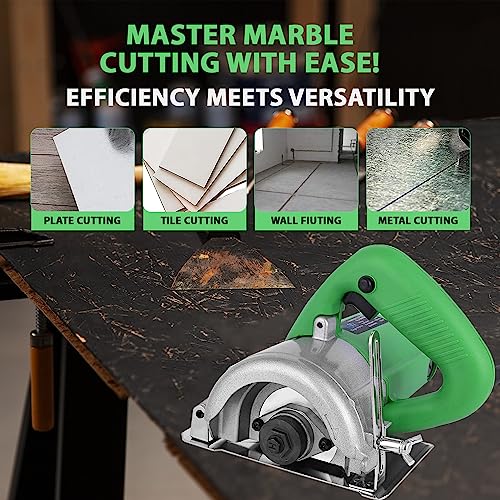 GIGAWATTS CM4SB 1300W Marble Cutter Corded Electric 13000 RPM Powerful 110mm Disc Dia Tile Stone Cutting Machine for Home & Industrial Use - Image 5
