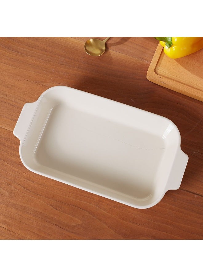 DANUBE HOME Chef's Delight Porcelain 3-Piece Rectangular Baking Dish Set – Durable Oven-Safe Bakeware for Lasagna, Roasting, Casseroles & Serving, Elegant Design for Modern Kitchens - Image 5