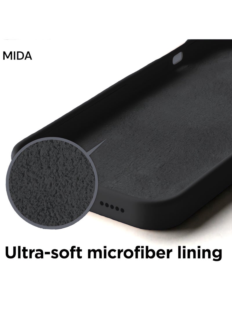 Mida iPhone 14 Pro Silicone Case Cover, full body protection case with a soft silky feel, shockproof cover with microfiber lining - Image 5